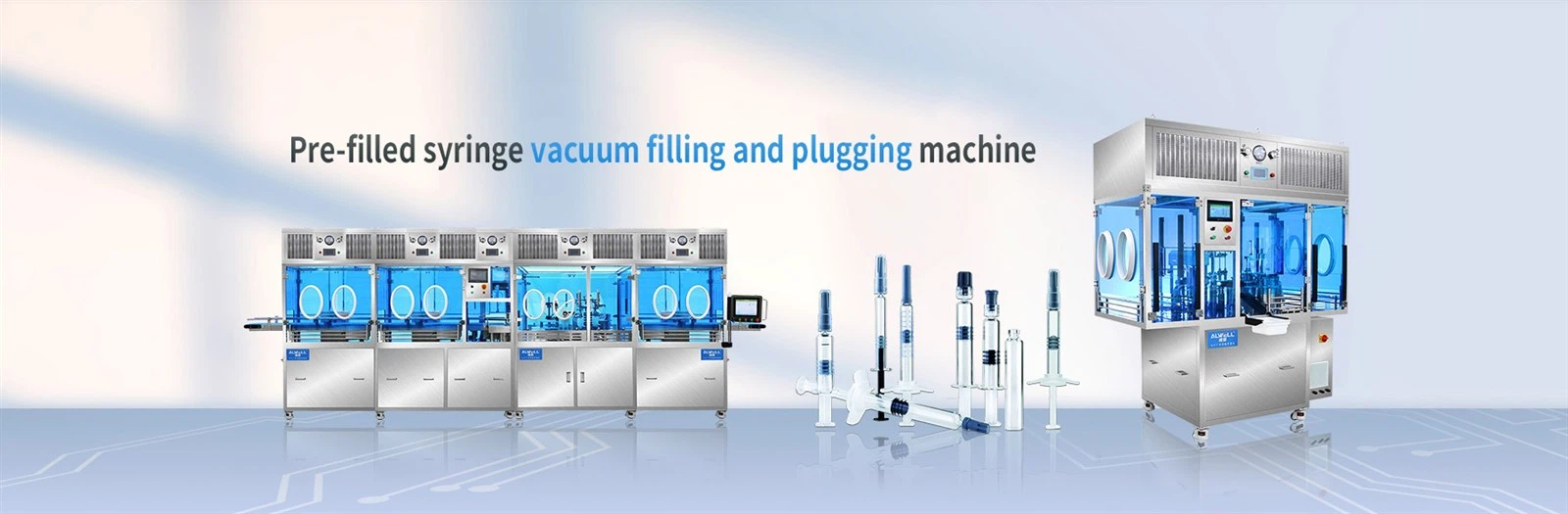 Aseptic syringe filling machine Aseptic syringe filling machine